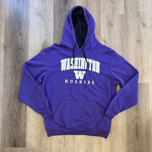 University of Washington Huskies Colosseum Heavyweight Purple Hoodie Sz L